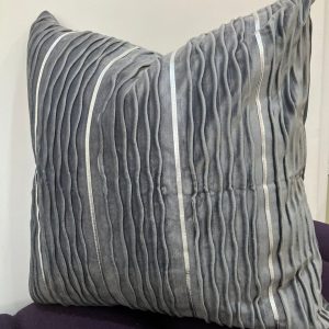 Pleat Grey & Silver
