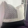 Leather Beige, Black And White