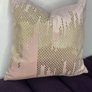 Pink Sequins Velvet