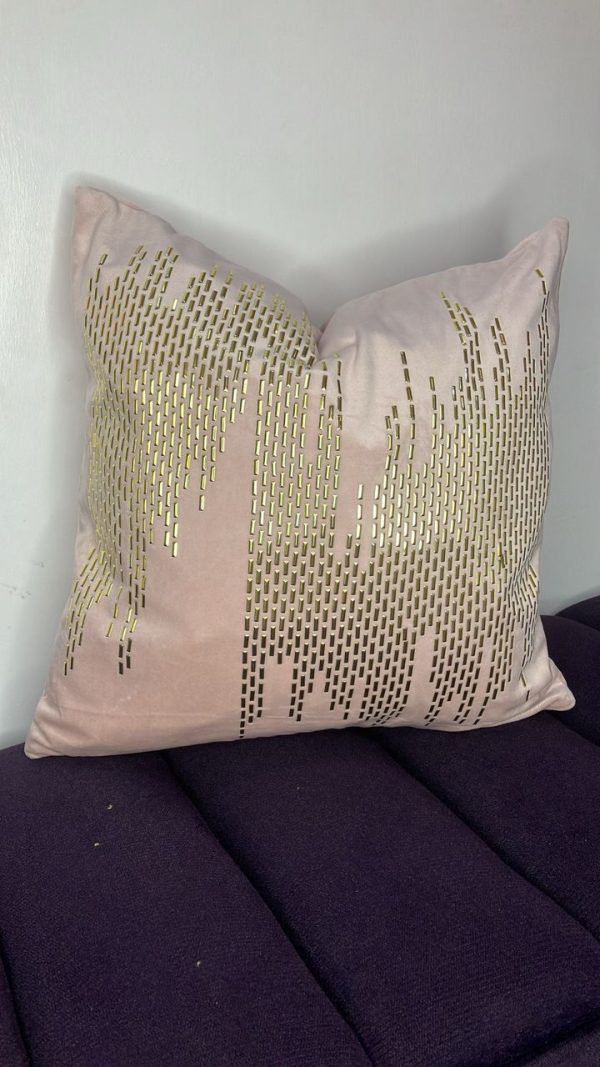 Pink Sequins Velvet