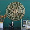 Round Coiled Wall Clock