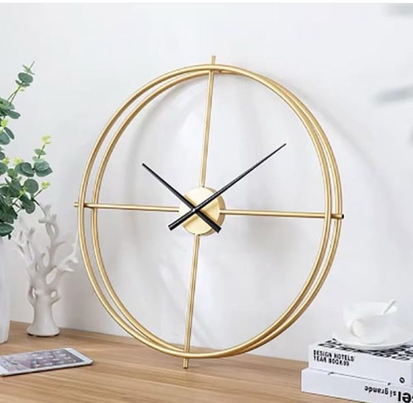 Gold Wall Clock