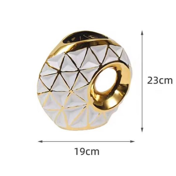 White & Gold Stripe [SMALL]
