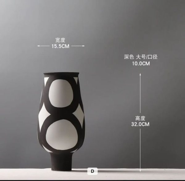 Black & White Turkish Vase