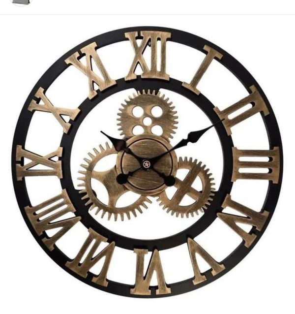 Round Numeric Wall Clock
