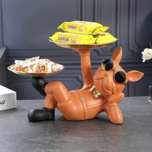 DOG DECOR WITH GLASSES (with diffent colours)