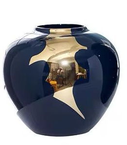 SET OF BLUE AND GOLD  (SMALL)