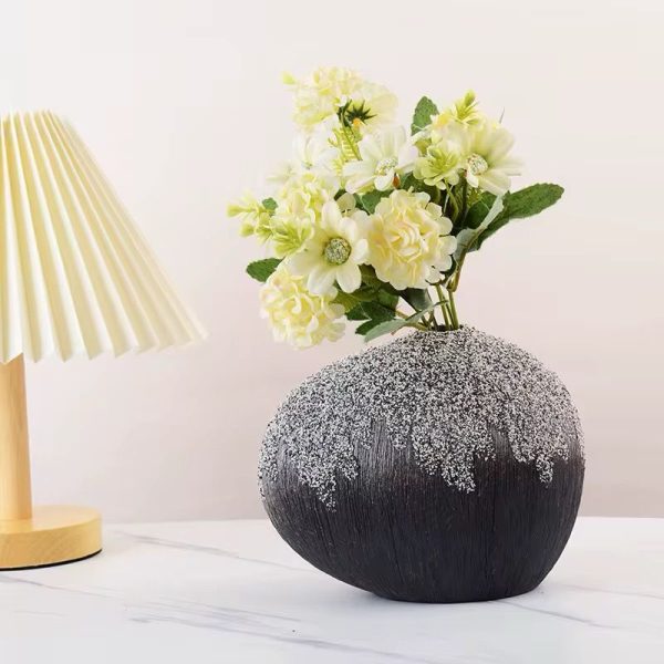 SAND VASE BLACK