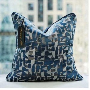 SATIN BRICKDESIGN BLUE