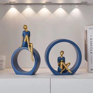 READING DECOR (WITH TWO COLOURS BLUE AND WHITE