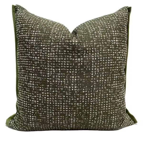 GREEN AND WHITE PLUSH