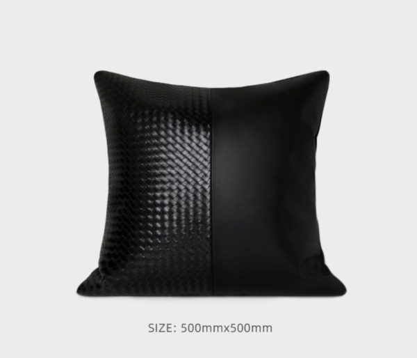 PLAIN BLACK PILLOW