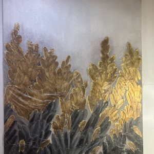 ABSTRACT GOLD AND BLACK