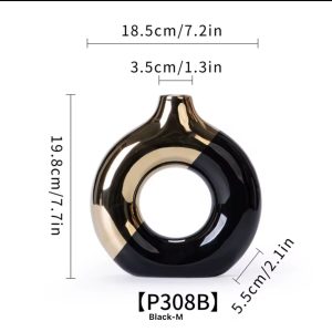 Round Gold & Black [SMALL]