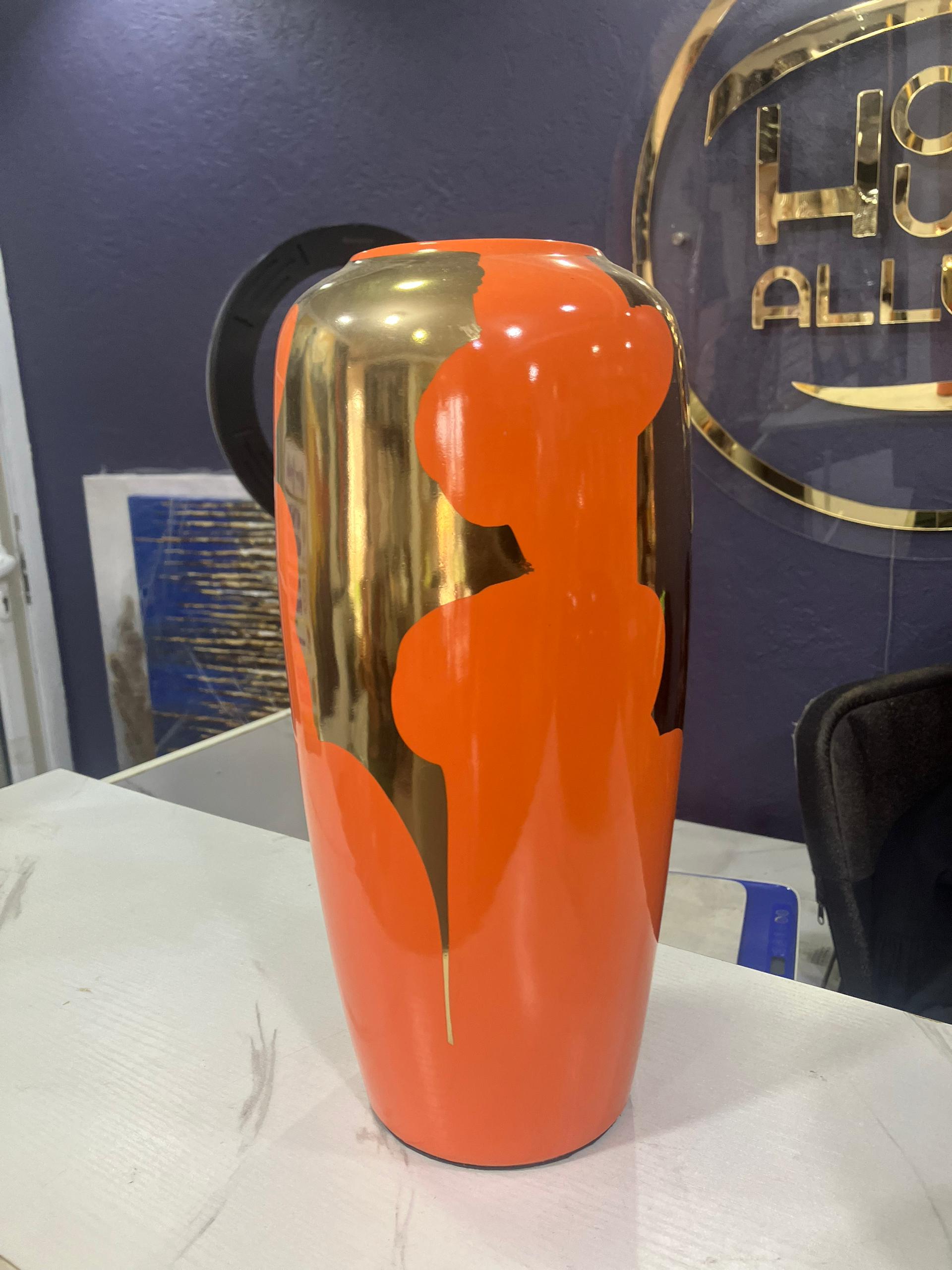 Gold&Orange Vase [Big]