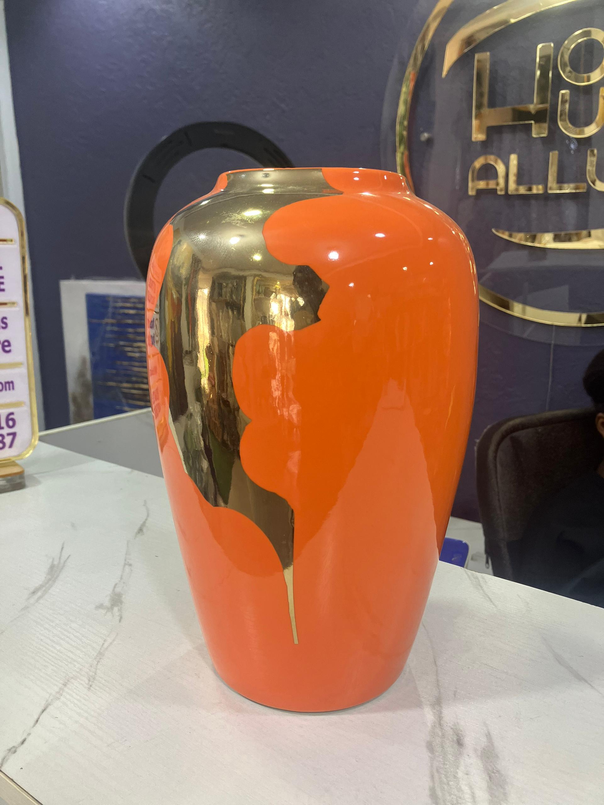 Gold&Orange Vase [Medium]