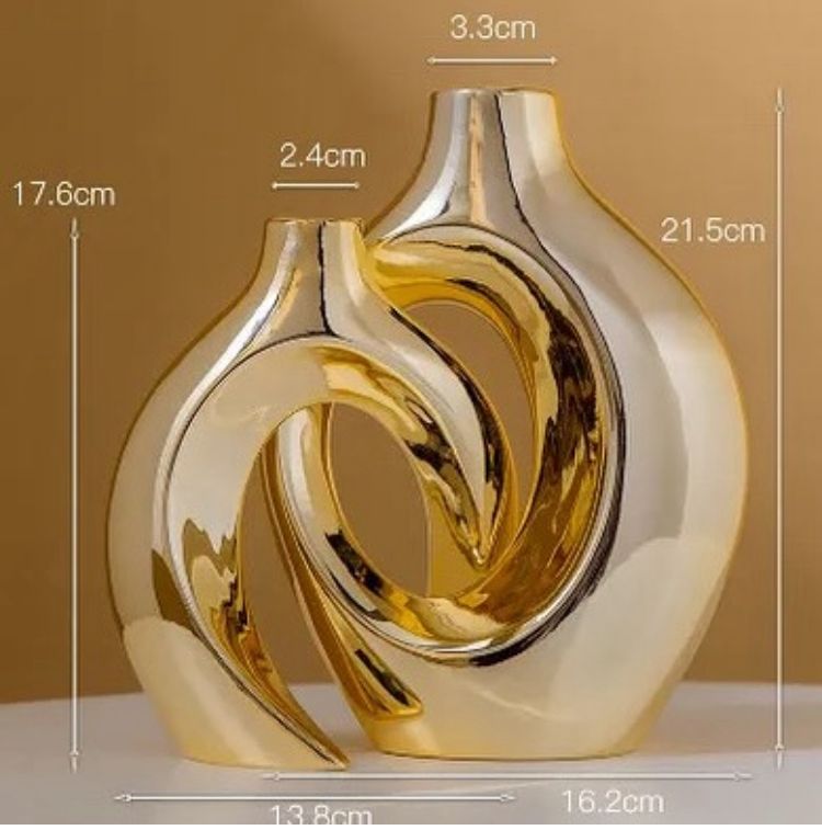 2 In 1 Vase [Gold]