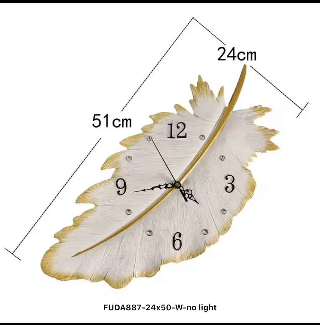 Leaf Wall Clock