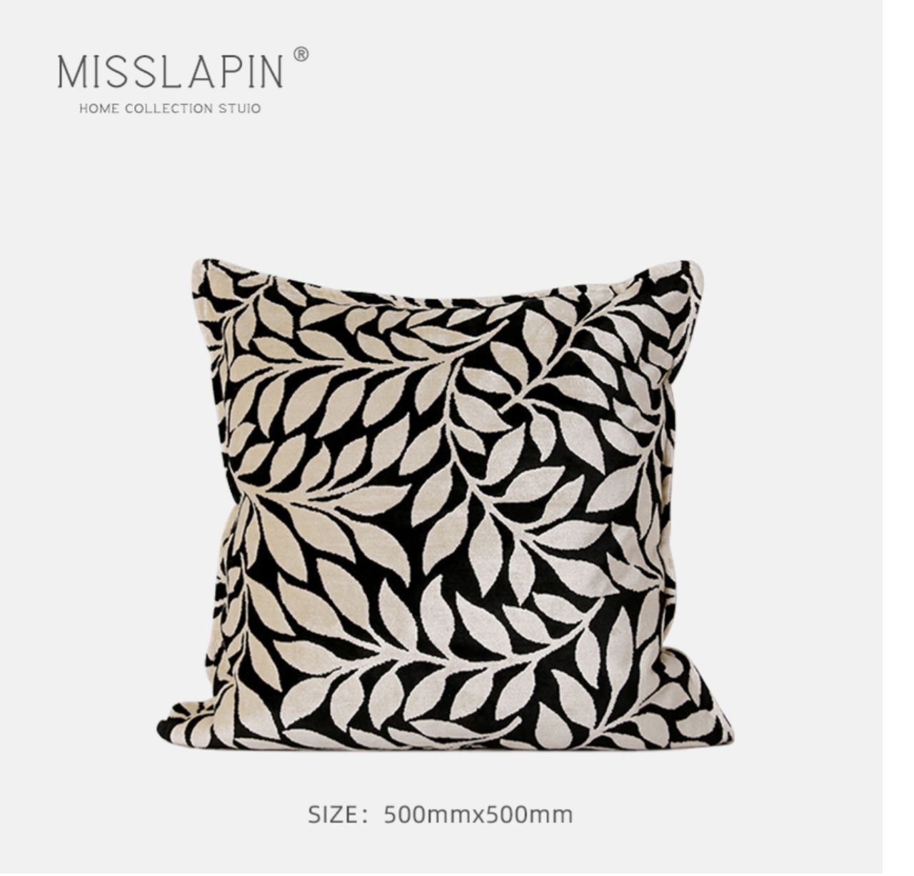 Black & White Leaf Design