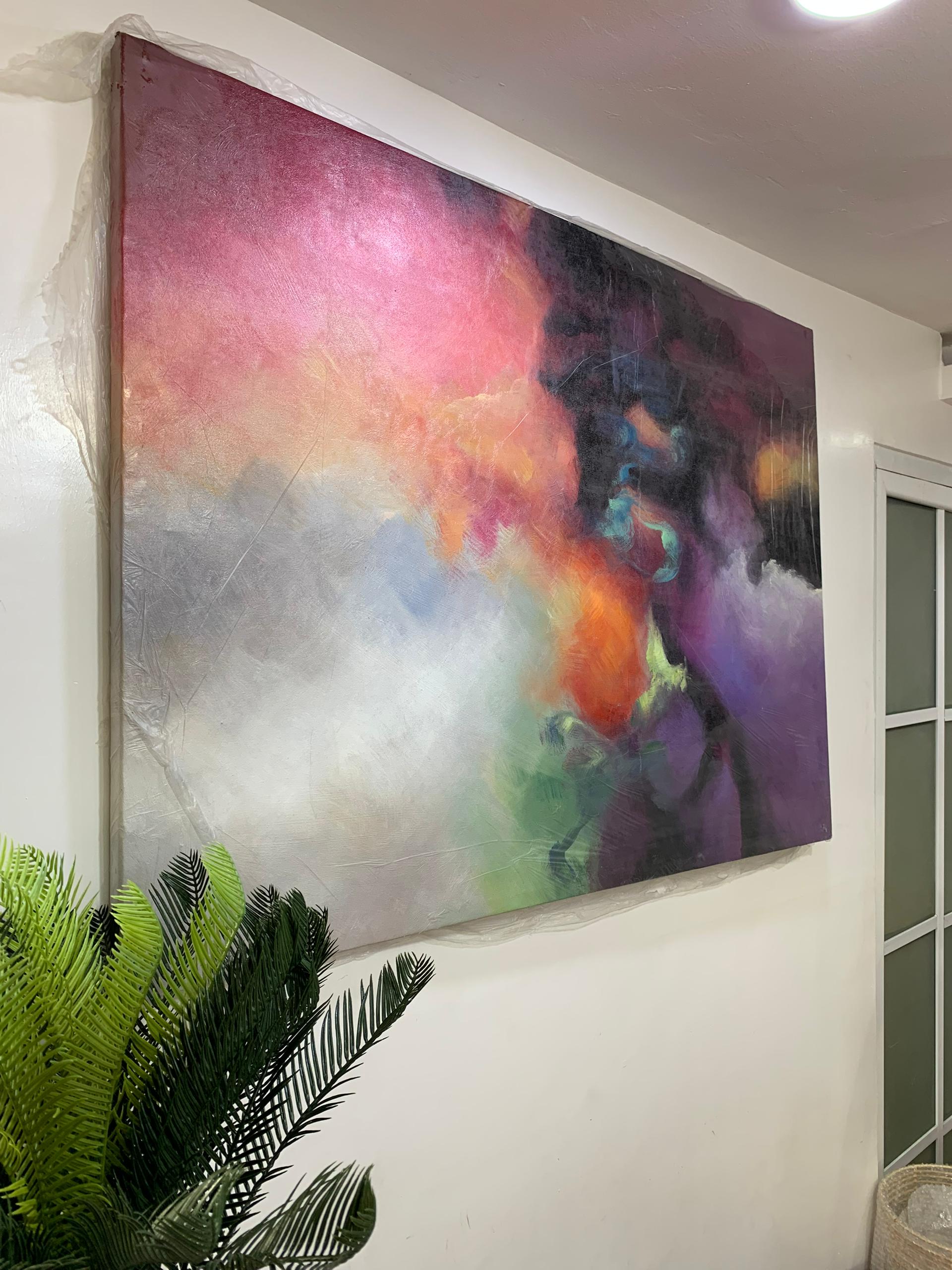 Purple & Fuchsia Abstract