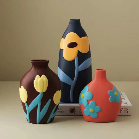 Sunflower Vase [Blue sets]