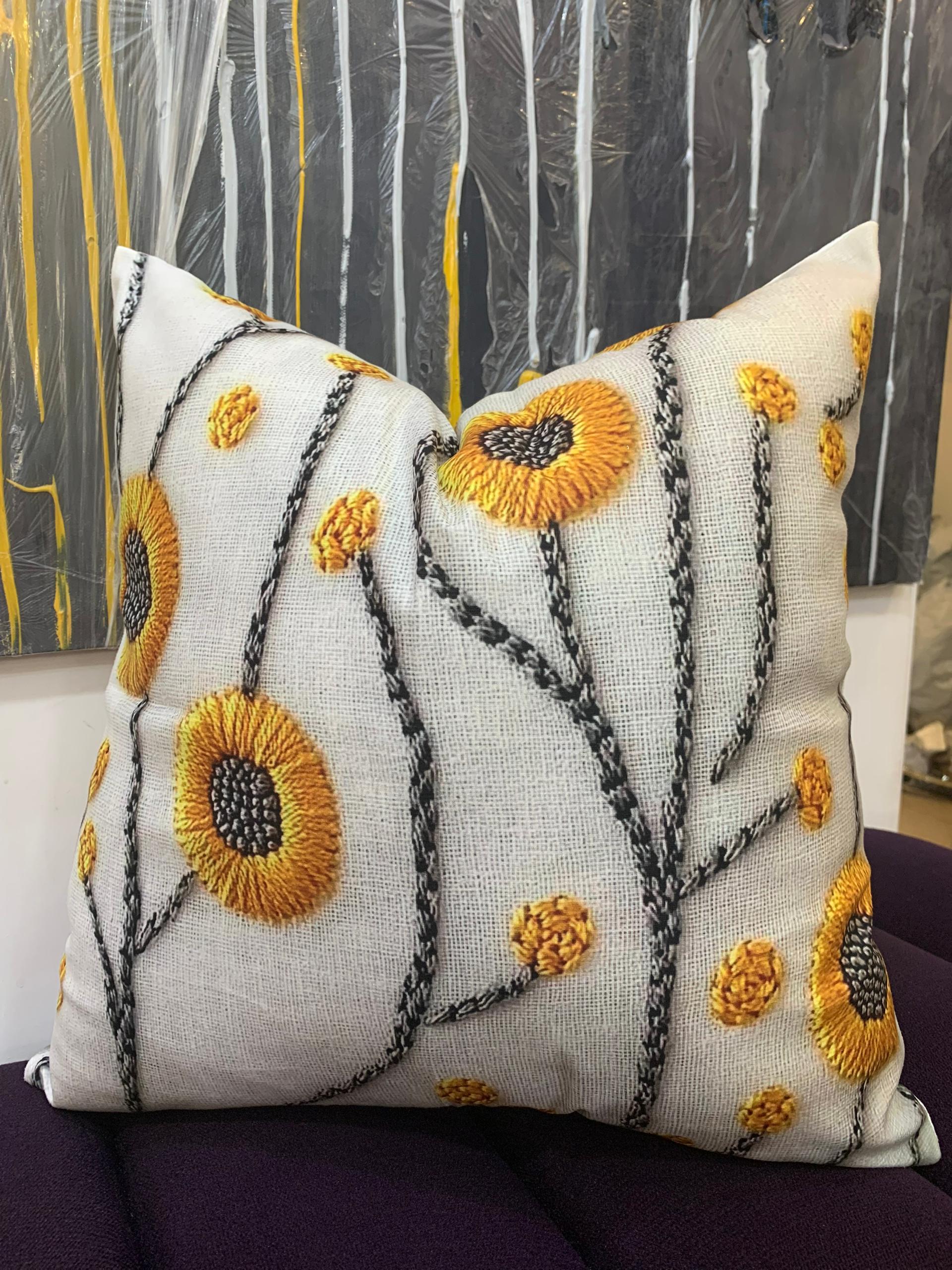 Sun-Flower Plush Pillow